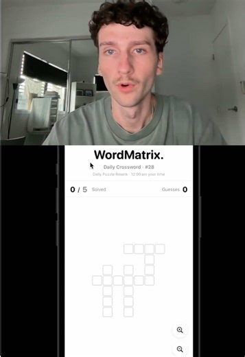 Word Matrix daily challenge! #wordpuzzle #crossword #wordgames #braingames #wordgame