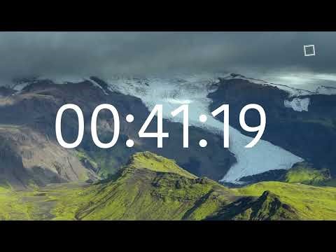 1 Hour Silent Timer ⏳ | Immersive Cinematic Visuals for Deep Focus & Study