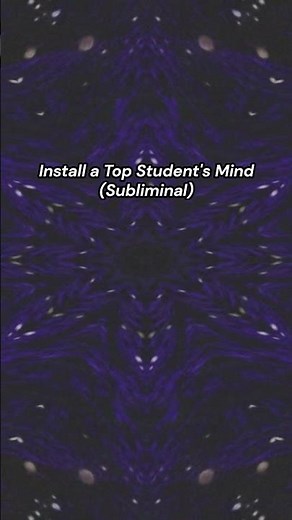 STRAIGHT-A BLUEPRINT: Install a Top Student's Mind (Subliminal)