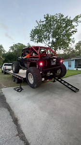 Just one Ramp,, Would you try it? #jeep #trailer #adventure | OFF ROAD N CHILL