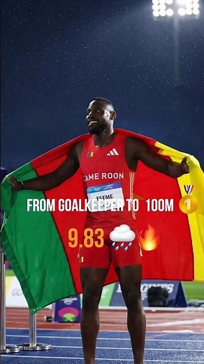 Emmanuel Eseme Runs 9.83 in the Rain 🌧️ | Commonwealth Games Men's 100m Final 2026