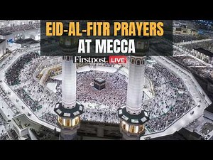 Eid LIVE: Thousands Gather at Mecca’s Grand Mosque for Eid Prayers | Ramadan | Eid Al Fitr | N18G