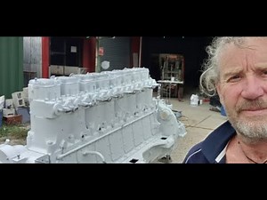 prepping and fitting of the new 8L3 Gardner main engine and gearbox