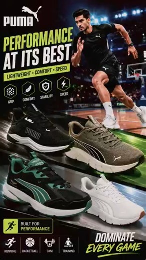 PUMA Sports Shoes 🔥 Performance Hogi Next Level! 🏃‍♂️ #puma #sports