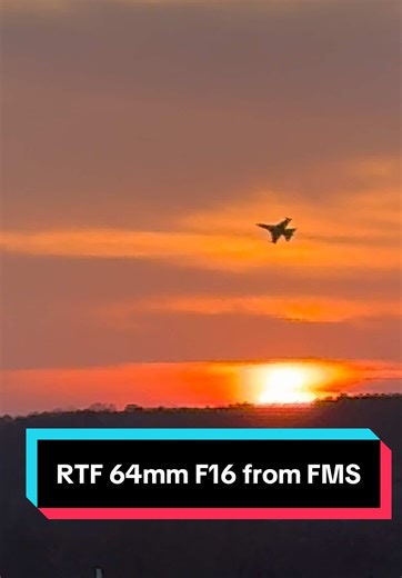 The RTF 64mm F16 from FMS is back in stock. Click that link and get one. #rcjet #rctok #rcplanes #rcjets #fmsrc
