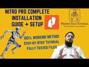 Nitro Pro Installation Guide: Step-by-Step Tutorial | ‪@ProperTechTutorial‬ | Arslan Tech