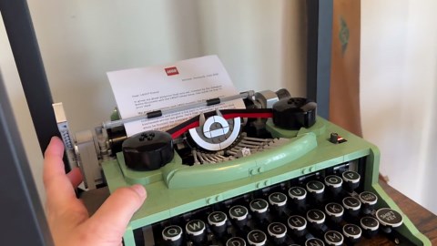 The Typewriter is absolutely amazing! Mechanics are mind blowing to make this set work! 21327