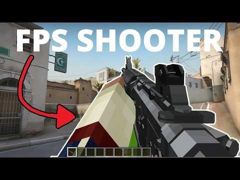 I Turned Minecraft Into An FPS SHOOTER