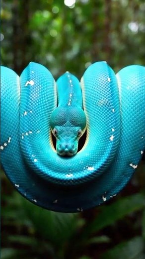 Blue Tree Python – Rare Color Morph of the Green Tree Python