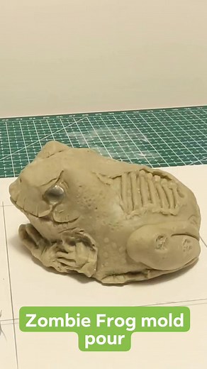 5.2K views · 136 reactions | Zombie Frog mold pour 履‍♀️  #sculpture #scultingclay #artsouthafrica #horror #zombie #frog #art #clayart #craft | Odd Little Workshop | Facebook