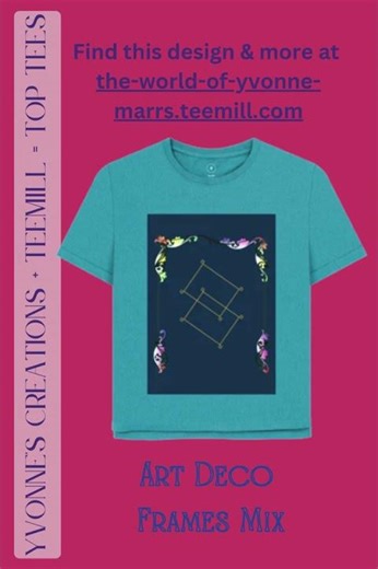 Exclusive 20s Art Deco Design by Yvonne on Teemill: Deco Frames