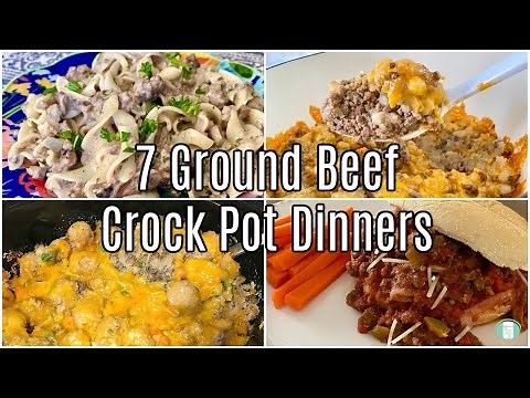 Ground Beef Slow Cooker Freezer Meals