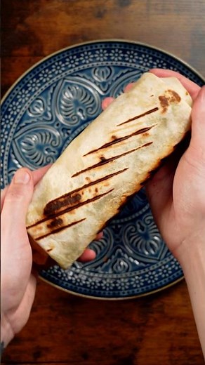 Easy Cheesy Pork Burrito 🌯