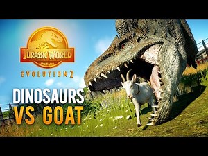 ALL CARNIVORES EATING A GOAT - Jurassic World Evolution 2 | 4K 60 fps