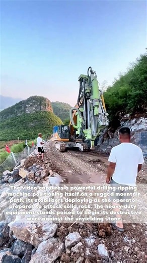 Mountain Mover: This Rock-Drilling Beast Ready to Conquer Cliffs!