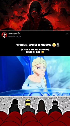 Naruto squad reaction on frozen 😁😁😁