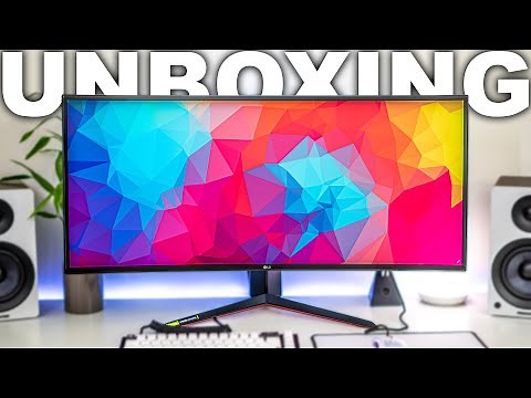 LG 34GP950G-B 34" Ultragear Gaming Monitor Unboxing