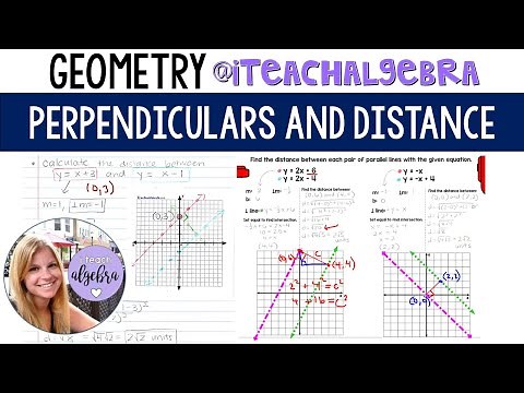 Geometry - Perpendiculars and Distance