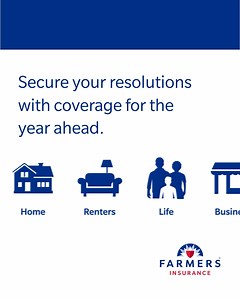 Let’s make sure your insurance coverage fits your resolutions. With Farmers, you could get savings without compromising quality. Now that’s a way to start 2024! | Farmers Insurance