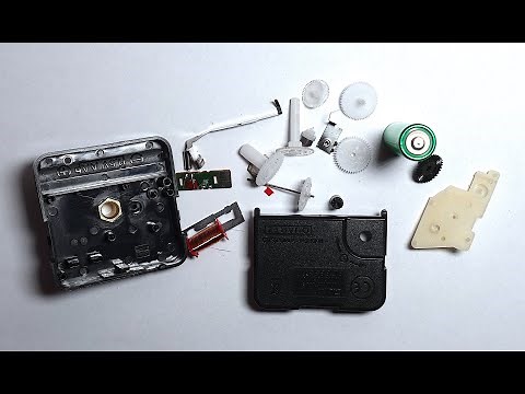 Quartz clock movement Disassembly