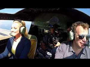 Jamie Colby flies a B-17 bomber