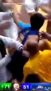 40K views · 187 reactions | ABS-CBN Sports Content Lead Migs Bustos digs deep into JRU's John Amores game history after he caused a brawl in yesterday's NCAA match between his team and CSB. *JRU has yet to issue a statement regarding the incident. | ABS-CBN Sports | Facebook