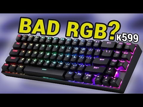 Redragon K599 Wireless Gaming Keyboard Review | Cheap RGB Wireless Gaming Keyboard