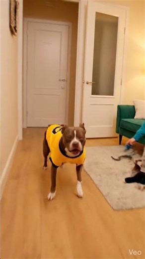 Little dog, BIG evil energy 🐍😂