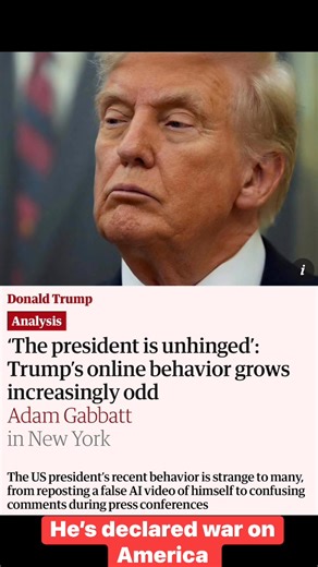 To many observers, both in the US and abroad, Donald Trump has been behaving strangely recently. Especially online. As a government shutdown loomed in the US last week, the president posted an AI video which depicted Hakeem Jeffries, the first Black House minority leader, wearing a sombrero and exaggerated moustache, with mariachi music playing in the background. https://www.theguardian.com/us-news/2025/oct/05/trump-behavior-online-posts | Progressive Power