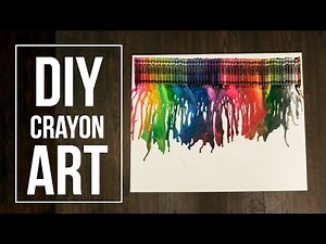 ❤️ DIY MELTED CRAYON ART - DO IT YOUSELF