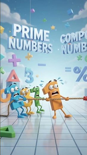 Prime Numbers vs Composite Numbers: The Battle for Number 1| #primenumbers #compositenumbers