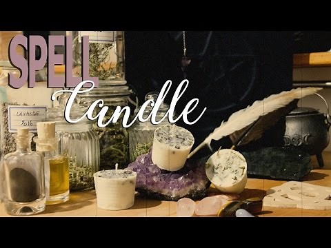 DIY⎜🕯 Bougie aux herbes - Bougie rituel