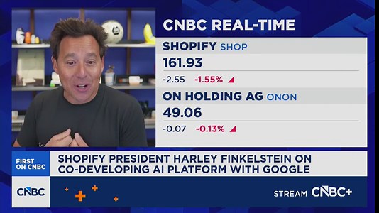Watch CNBC’s full interview with Shopify President Harley Finkelstein