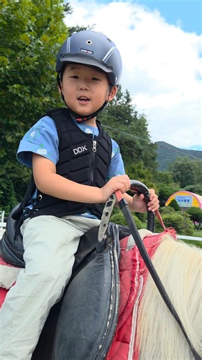 수회초등학교병설유치원 승마시간((이유준)