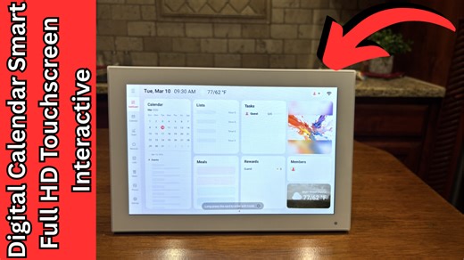 Watch Review of Digital Calendar w/Touch Screen-Worth It? on Amazon Live