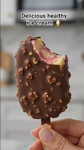 🍓🍦 Fruity inside, crunchy chocolate outside! 🍫✨ One bite and you're hooked! try this recipe today 😋