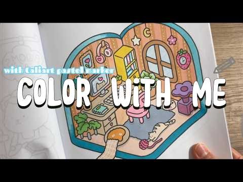 Color With Me - Relaxing Caliart Marker Art | Relaxing Coloring Timelapse