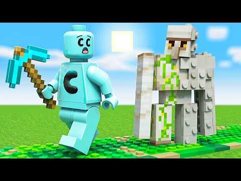 Minecraft but Everything is Lego
