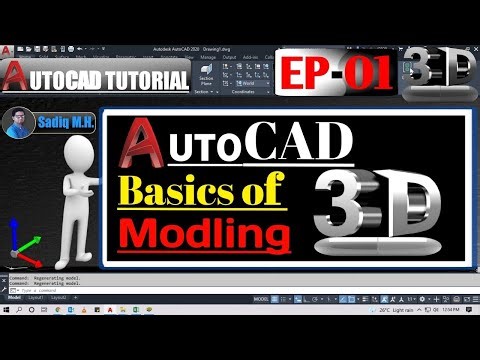 #1 AutoCAD 3D Tutorial For Beginners