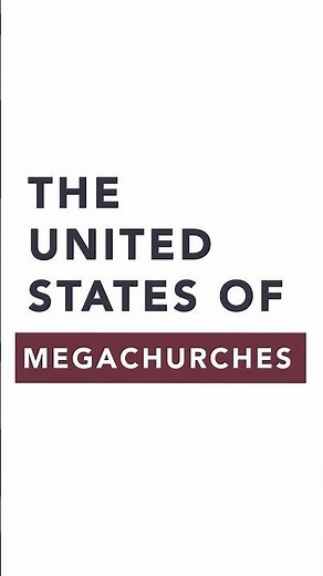 The United States of Megachurches #church #maps #demographics