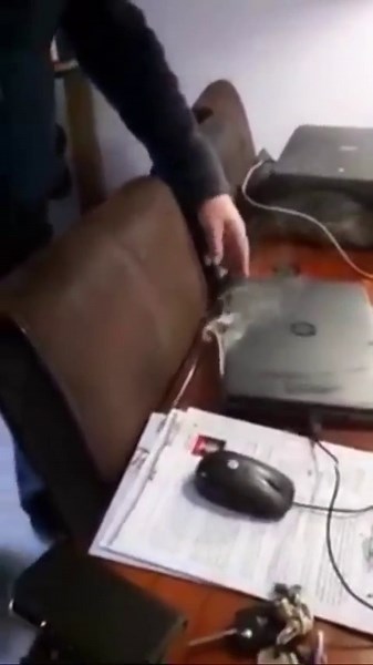 Lithium ion battery explosion in laptop