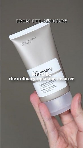 let’s talk: the ordinary squalane cleanser 🤔🧽