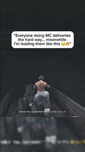 Creative MC bike delivery method using Mule + ramp buggy to load faster and easier.