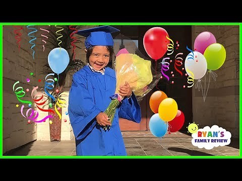 Ryan's Preschool Graduation!! Friend's Birthday Party Indoor Playground with Ryan's Family Review