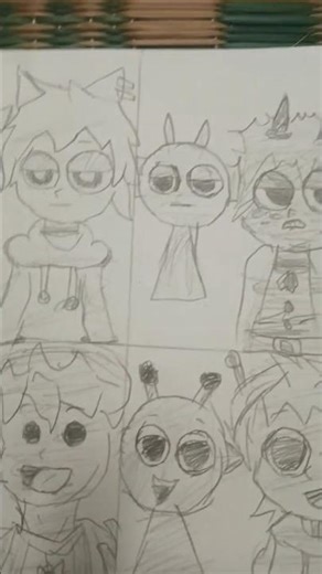 drawing sprunki's but (humans) #art #drawing