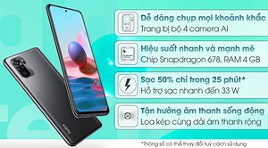 Xiaomi Redmi Note 10 (4GB/64GB) - Cập nhật thông tin, hình ảnh, đánh giá