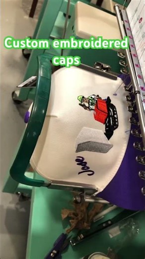 Custom embroidered caps
