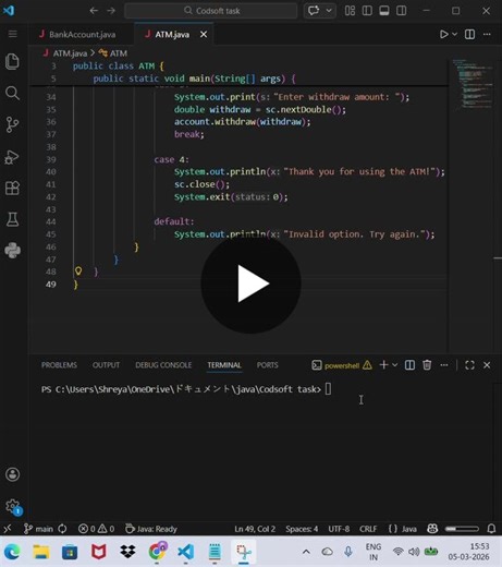 #java #oop #coding | Shreya Nanaware