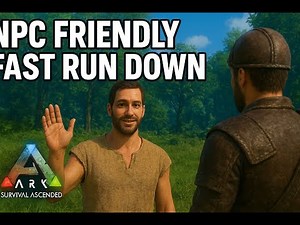 ARK ASA NPC Fast Run Down Friendly Human NPCs