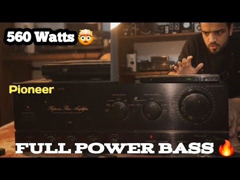 This Vintage Pioneer Amp is a MONSTER! 😱 560 Watts of Pure Power" SONY, DVD, CD, #vlog #vintage